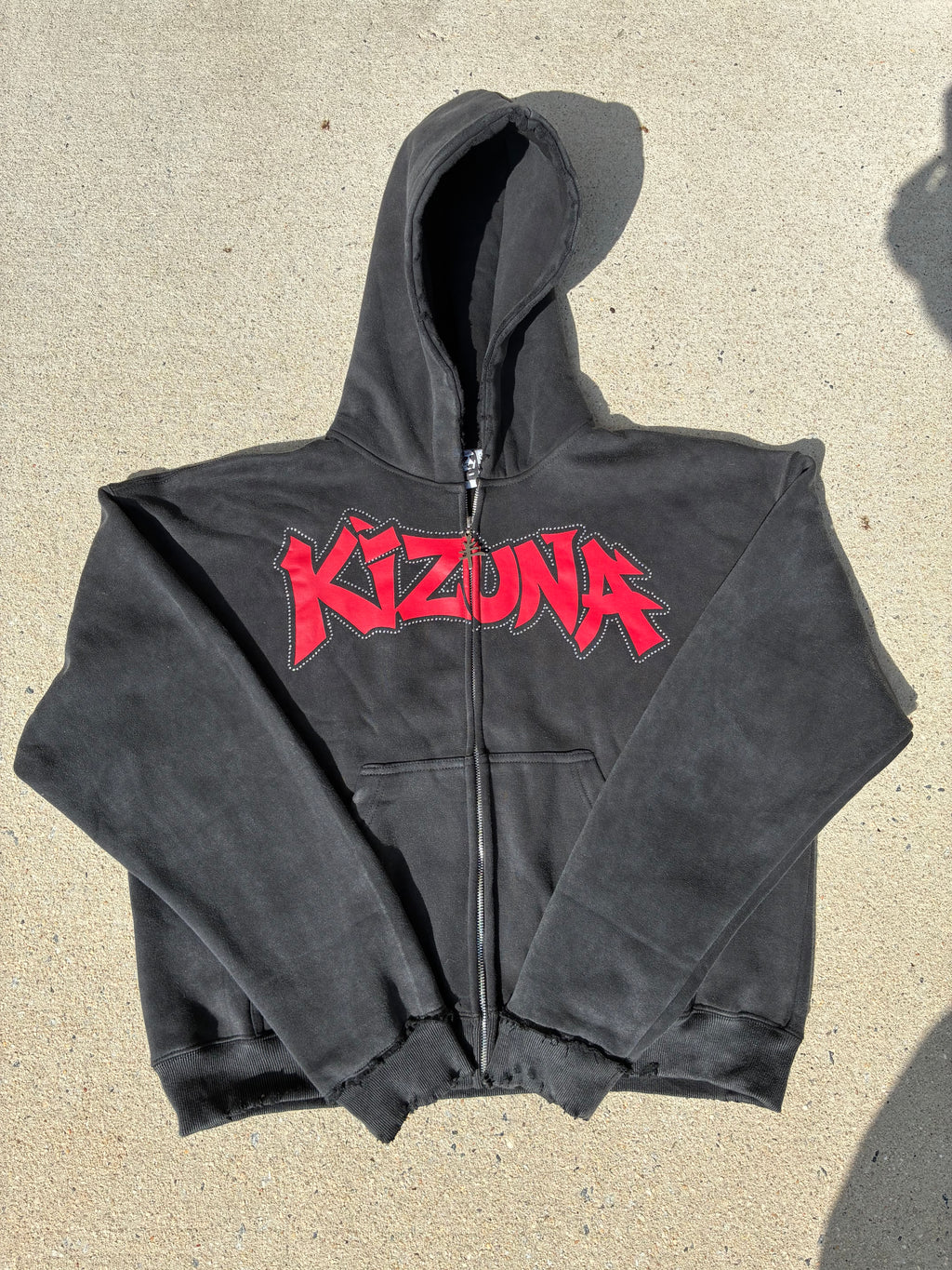 Midnight Crystal Hoodie red
