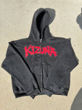 Midnight Crystal Hoodie red
