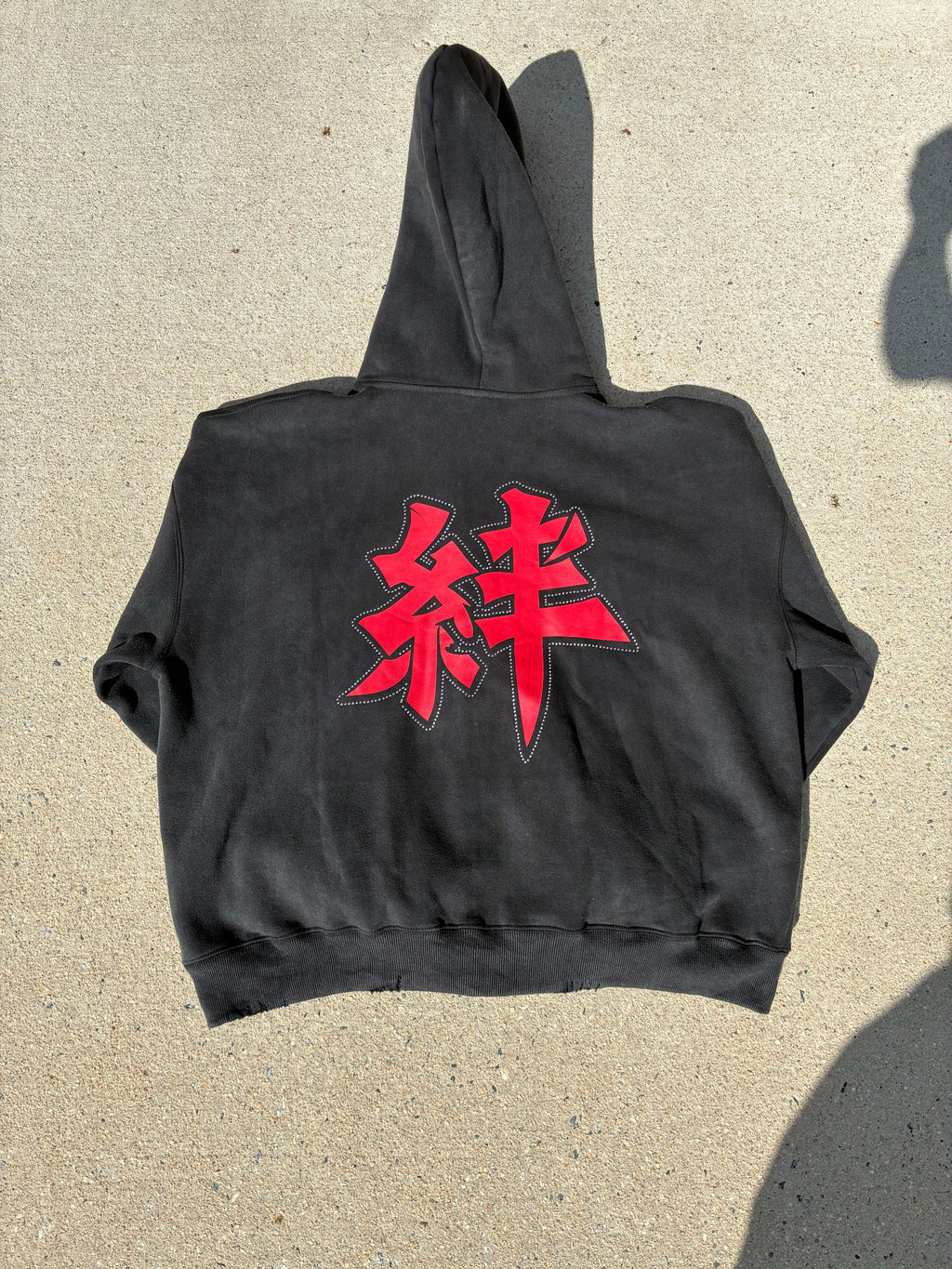 Midnight Crystal Hoodie red